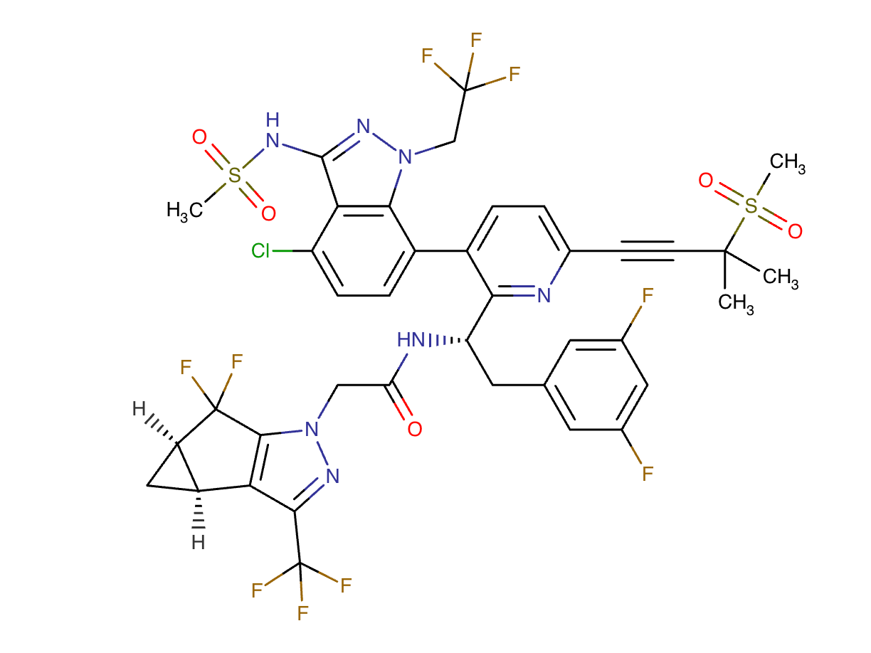 Lenacapavir Chemical Structure