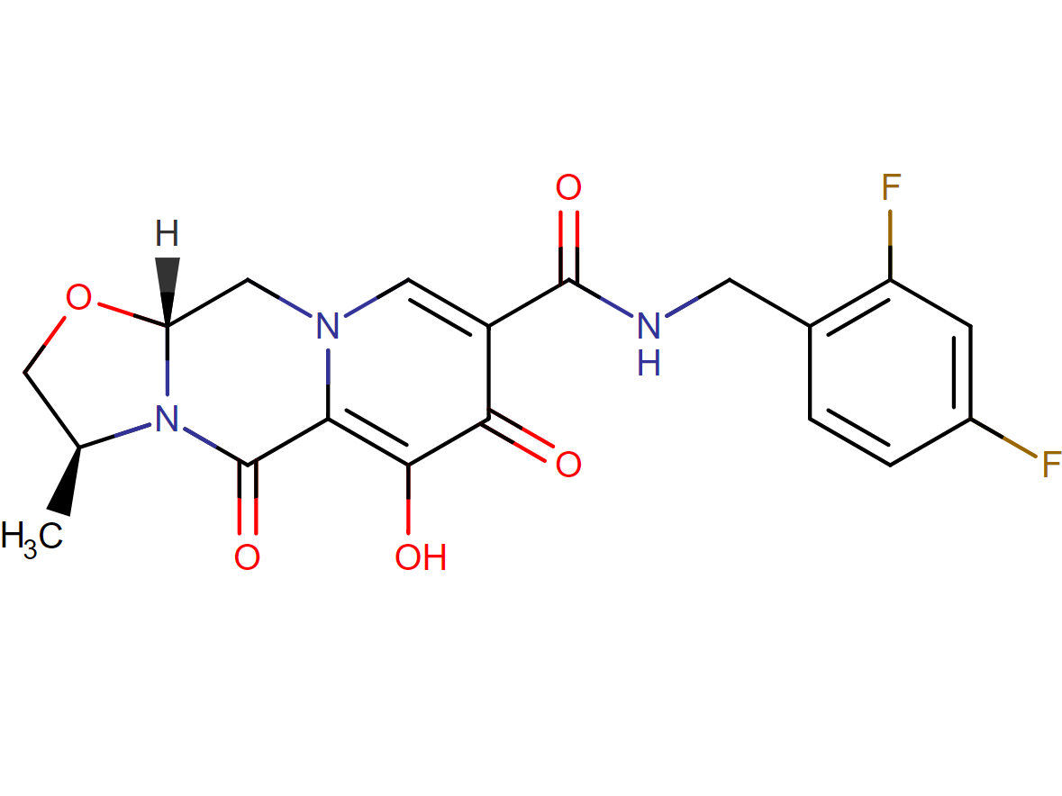 Cabotegravir Chemical Structure